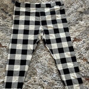 Style & Co black and white checkered tights